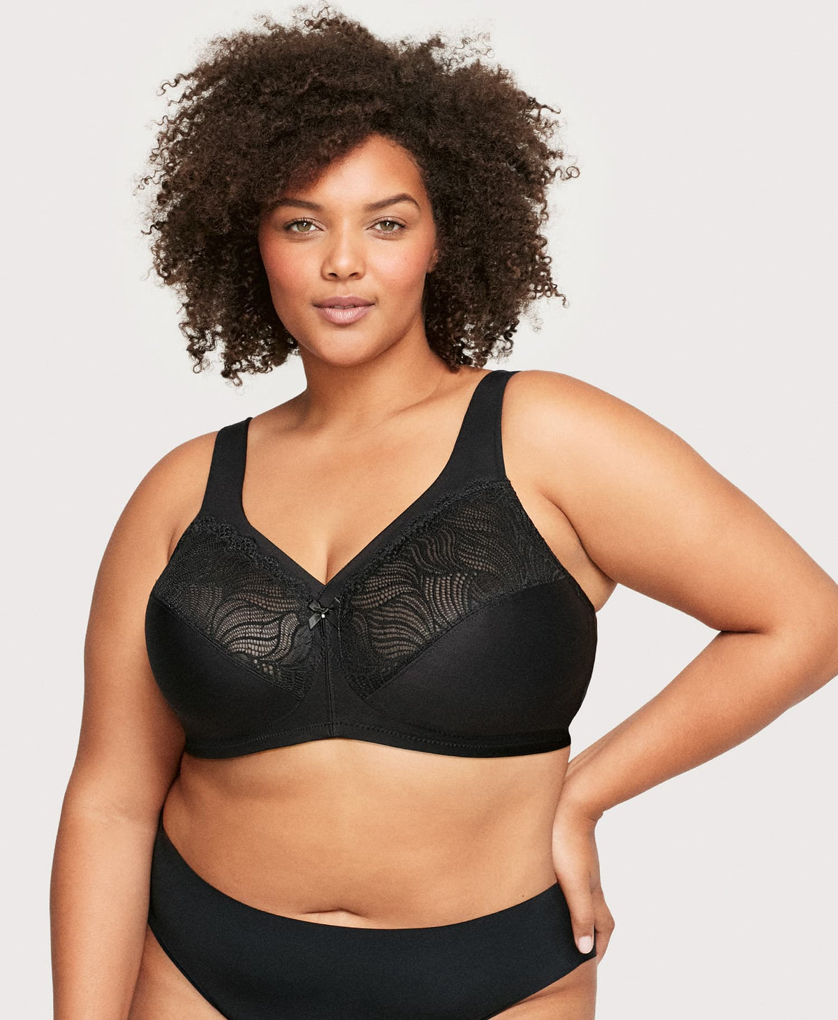 MagicLift Natural Shape Support Bra Black | Ashley Stewart