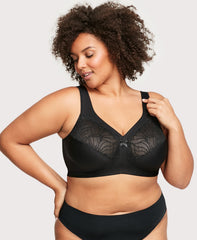 MagicLift Natural Shape Support Bra Black | Ashley Stewart
