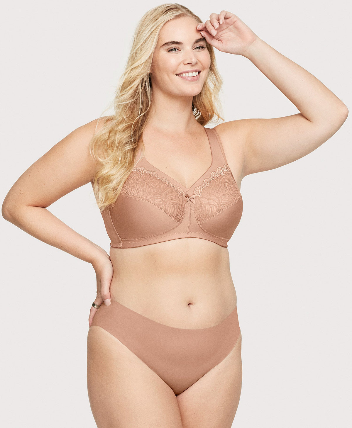MagicLift Natural Shape Support Bra Cappuccino | Ashley Stewart