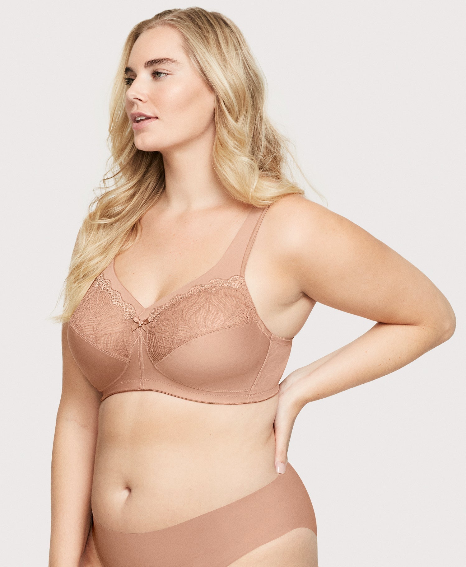 MagicLift Natural Shape Support Bra Cappuccino | Ashley Stewart
