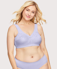 MagicLift Cotton Support Bra Lilac | Ashley Stewart