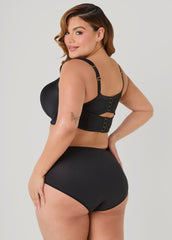 Stretch Cotton Briefs Black | Ashley Stewart