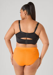 Cutout Seamless High Waist Briefs Persimmon Orange | Ashley Stewart