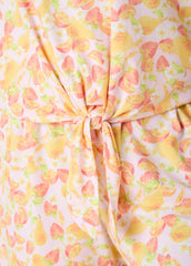 Moon To Noon Fruit Print Short Set Multi | Ashley Stewart