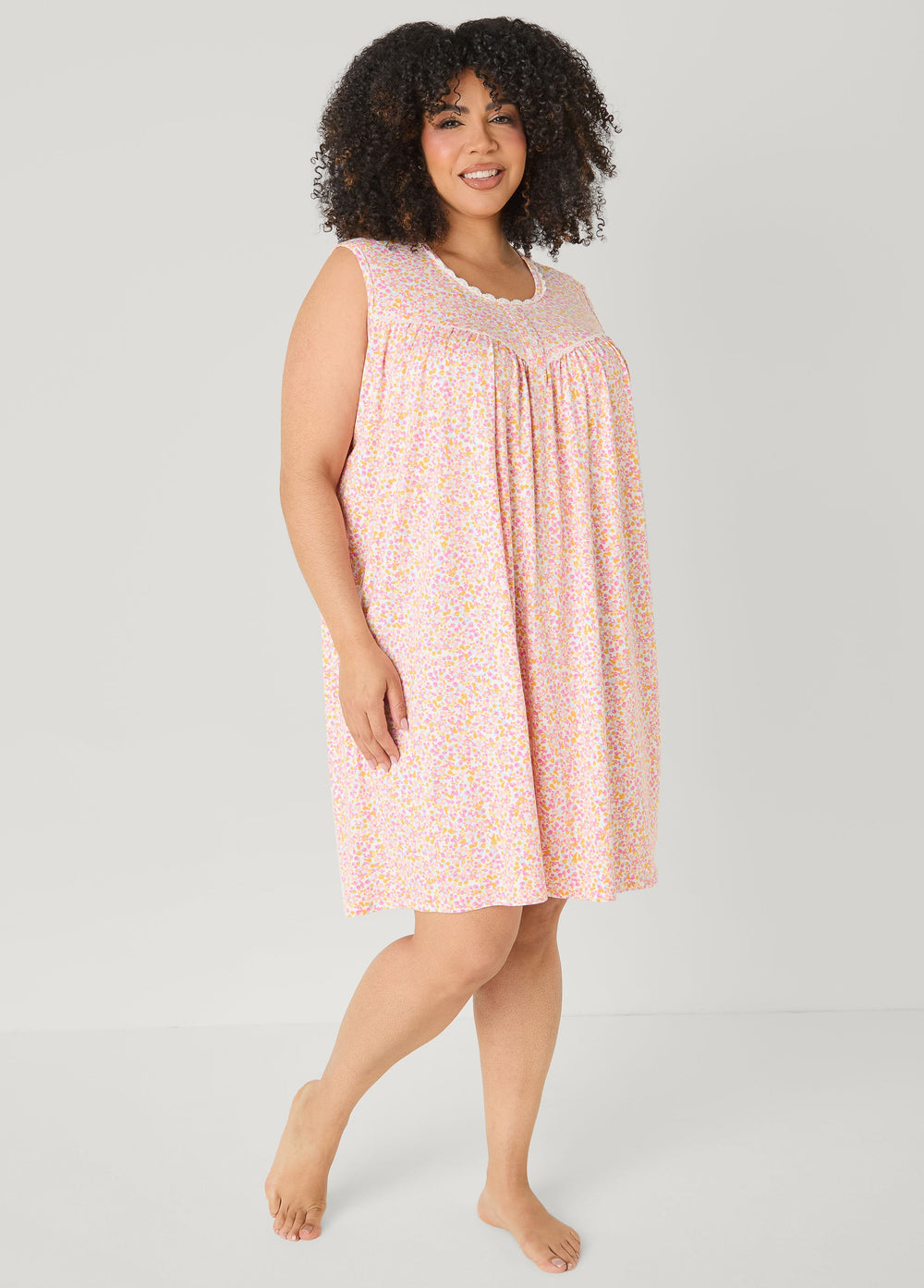 Floral Moon To Noon Nightgown Multi | Ashley Stewart