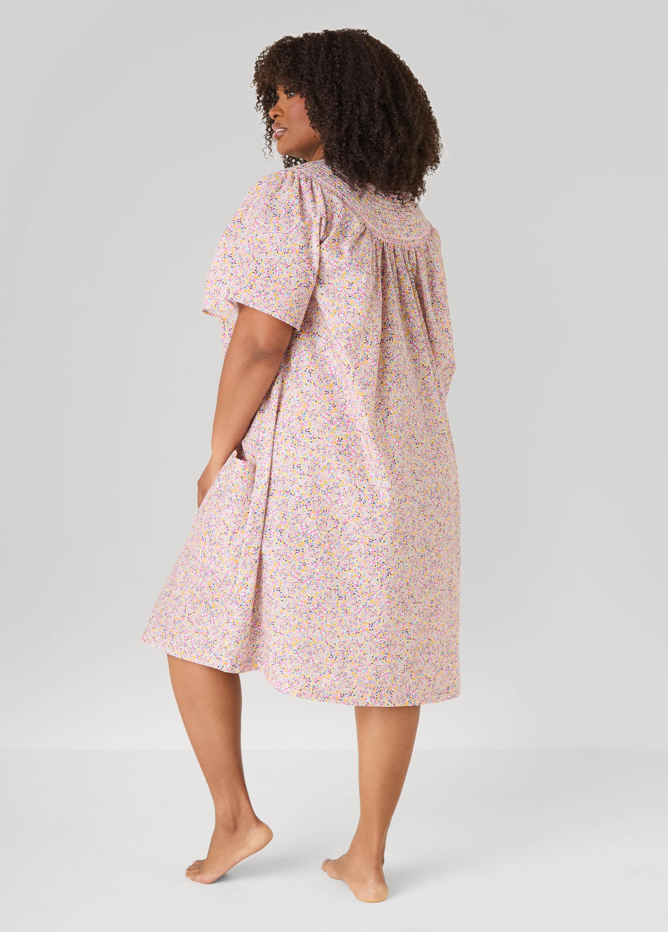 Moon To Noon Floral Sleep Dress Multi | Ashley Stewart