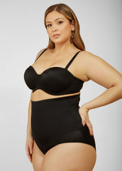Extra Firm Shaping Briefs Black | Ashley Stewart