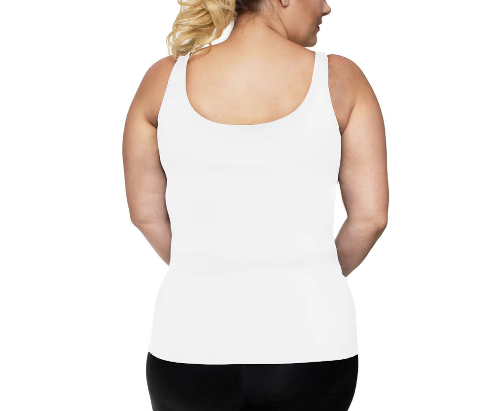 InstantFigure Compression Shapewear Tank Black | Ashley Stewart