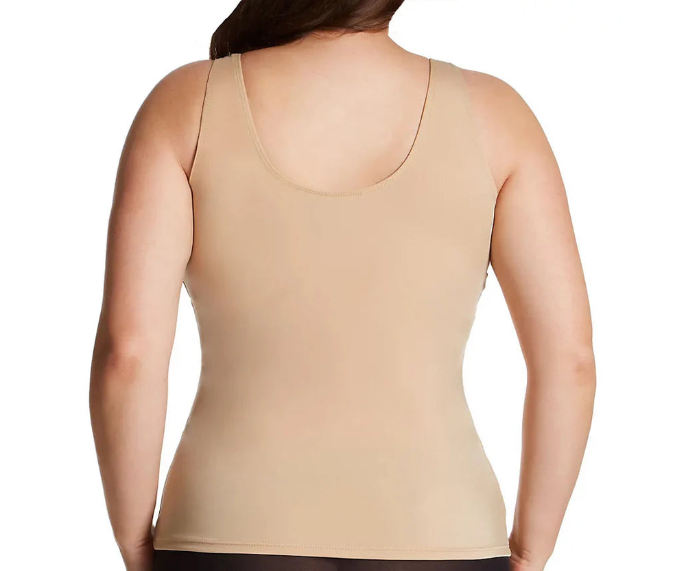 InstantFigure Compression Shapewear Tank Black | Ashley Stewart