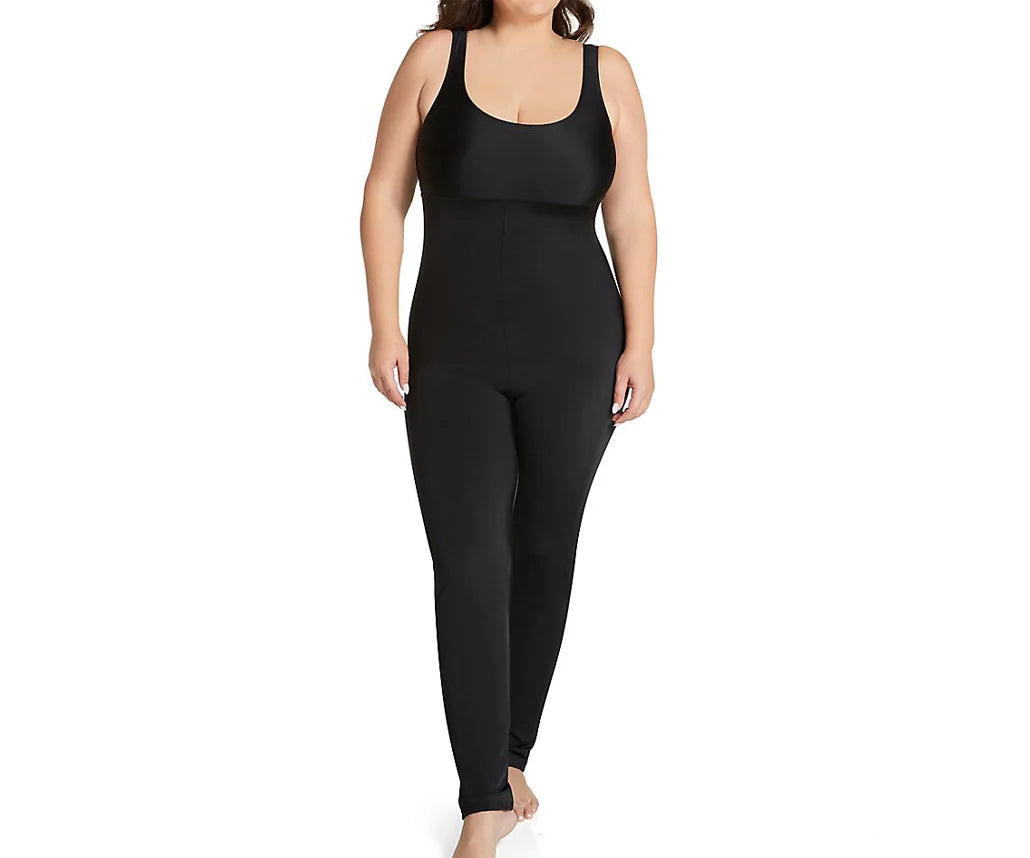 InstantFigure Shapewear Jumpsuit Black | Ashley Stewart