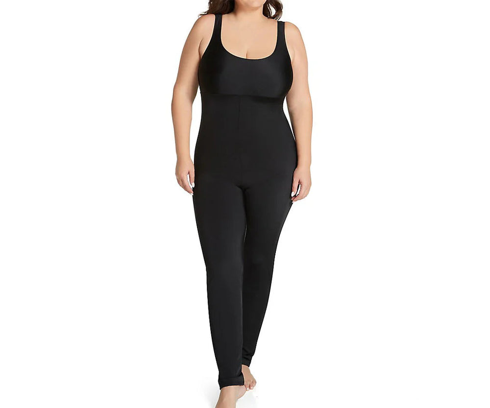 InstantFigure Shapewear Jumpsuit Black | Ashley Stewart