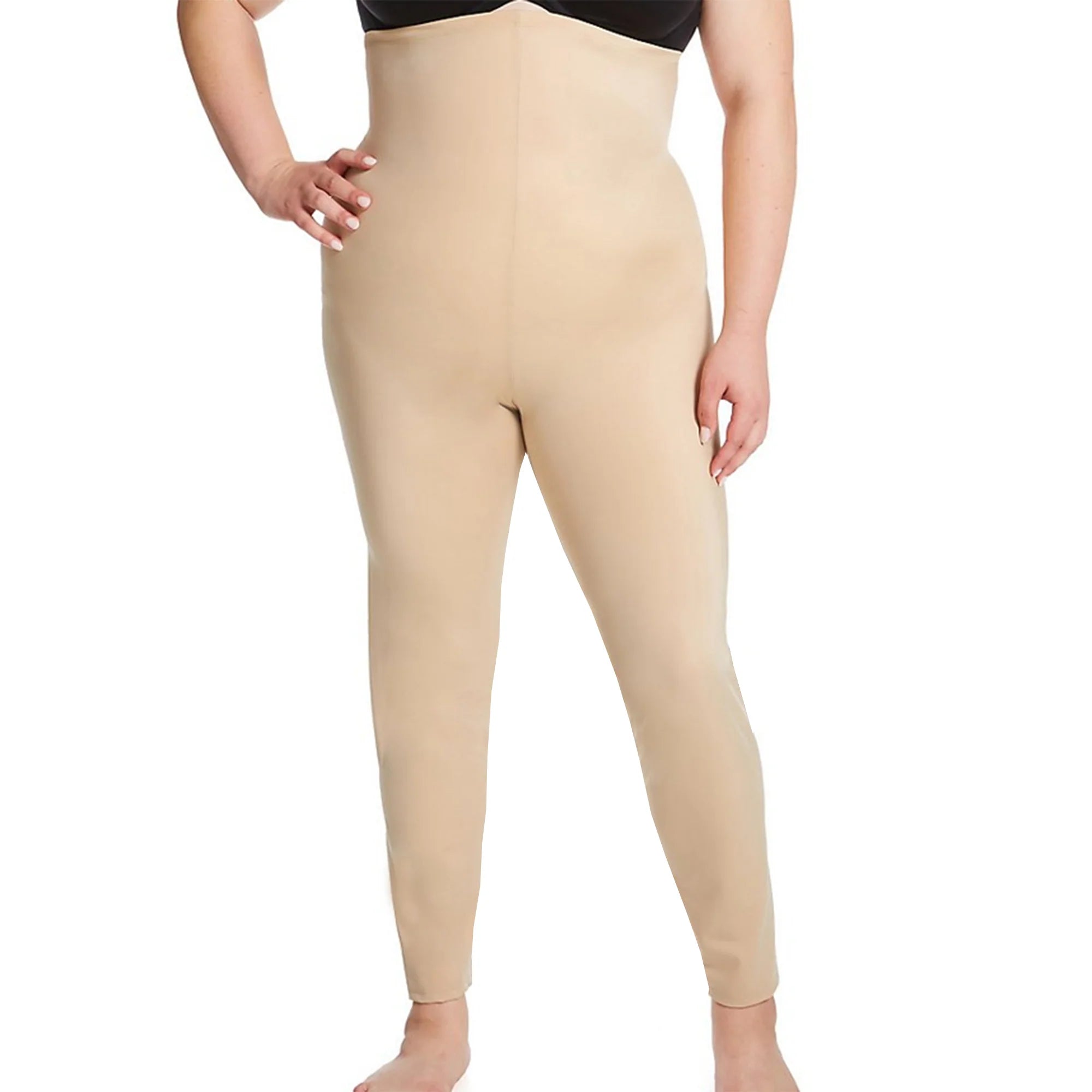 InstantFigure Tummy Control Leggings Black | Ashley Stewart