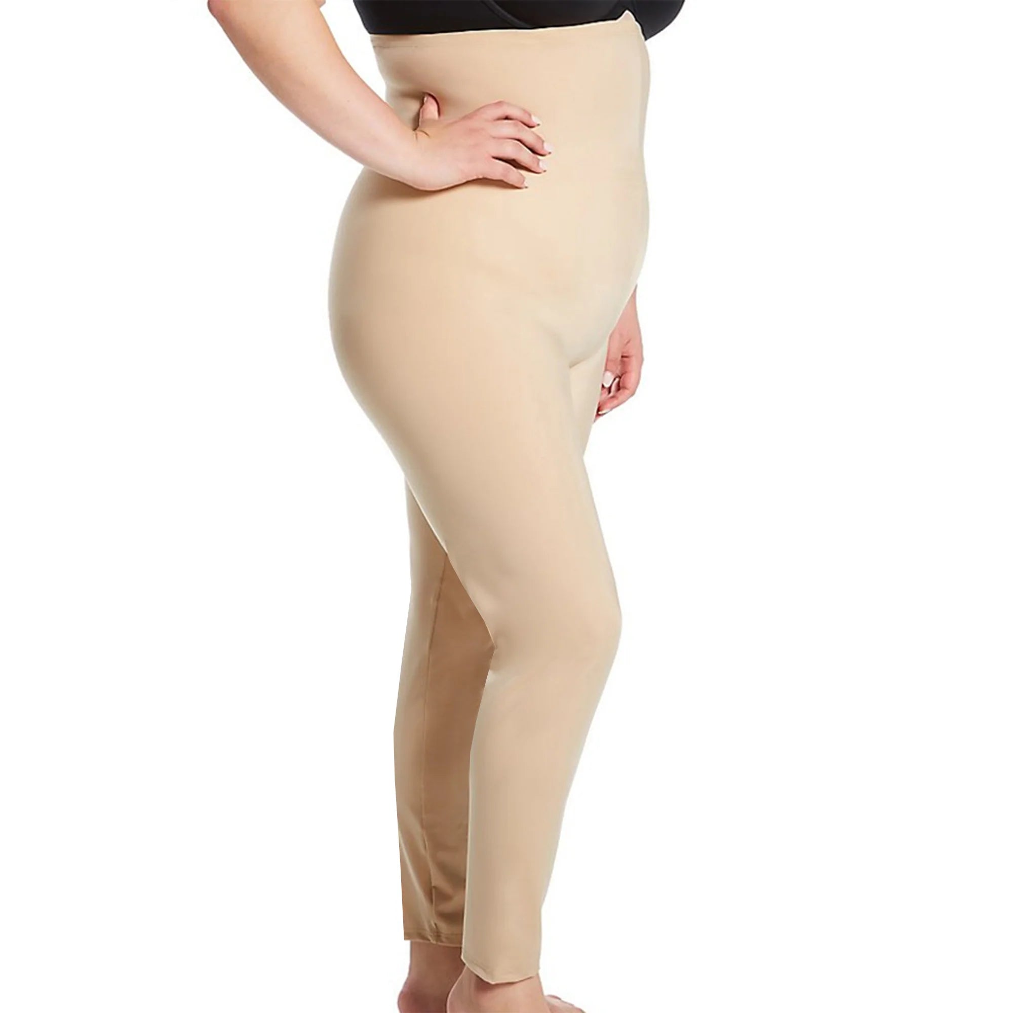 InstantFigure Tummy Control Leggings Black | Ashley Stewart