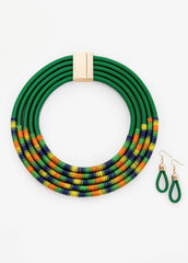 Threaded Necklace Set Multi | Ashley Stewart