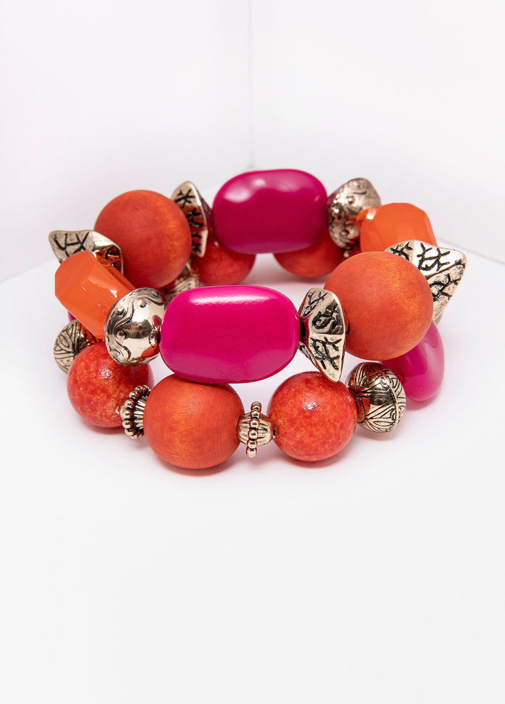 Textured Beaded Bracelets Multi | Ashley Stewart