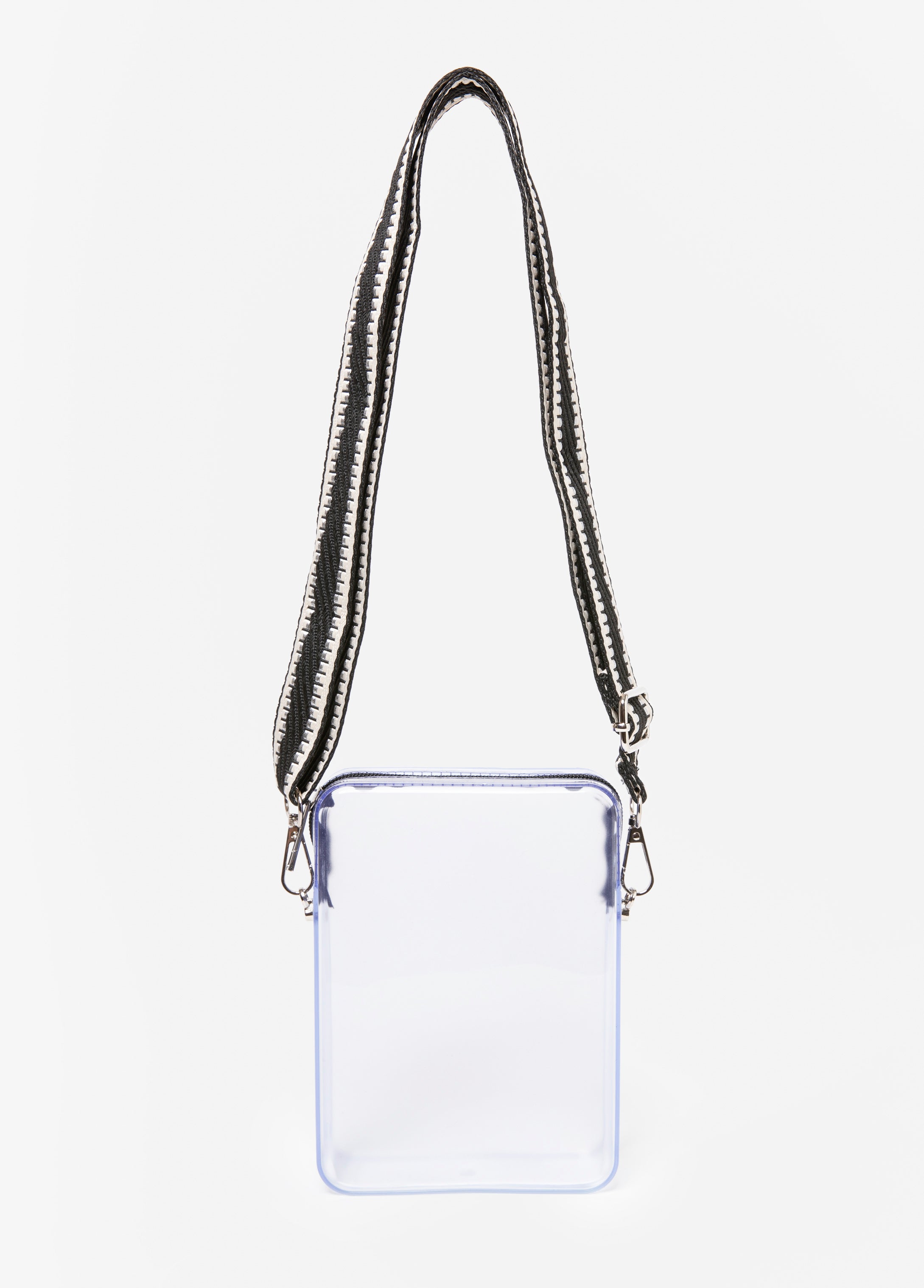 Embroidered Clear Camera Bag Clear | Ashley Stewart
