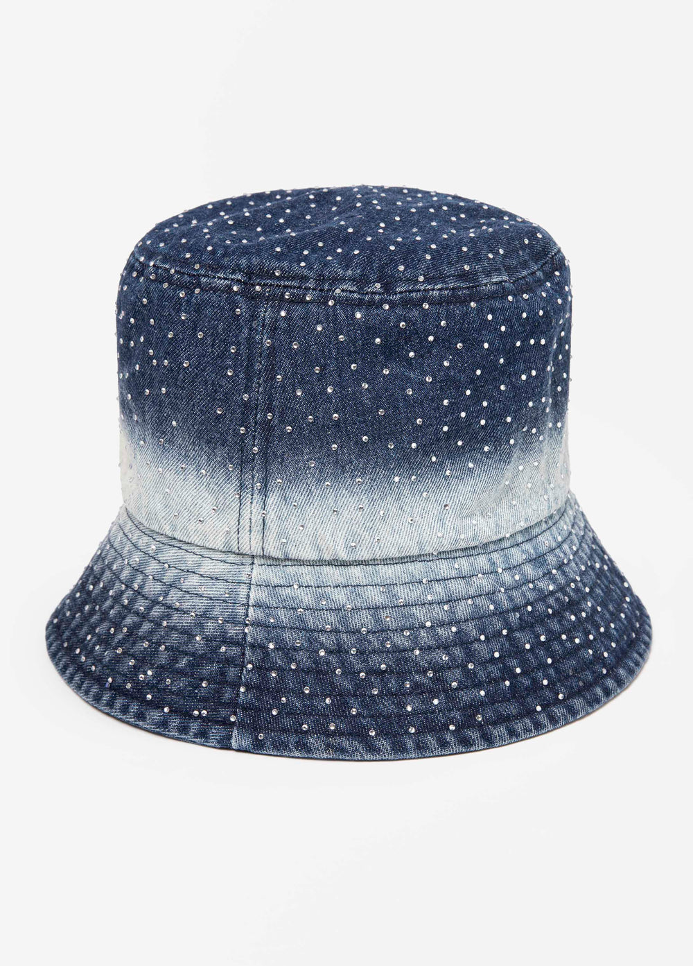 Crystal Ombre Denim Bucket Hat Denim | Ashley Stewart