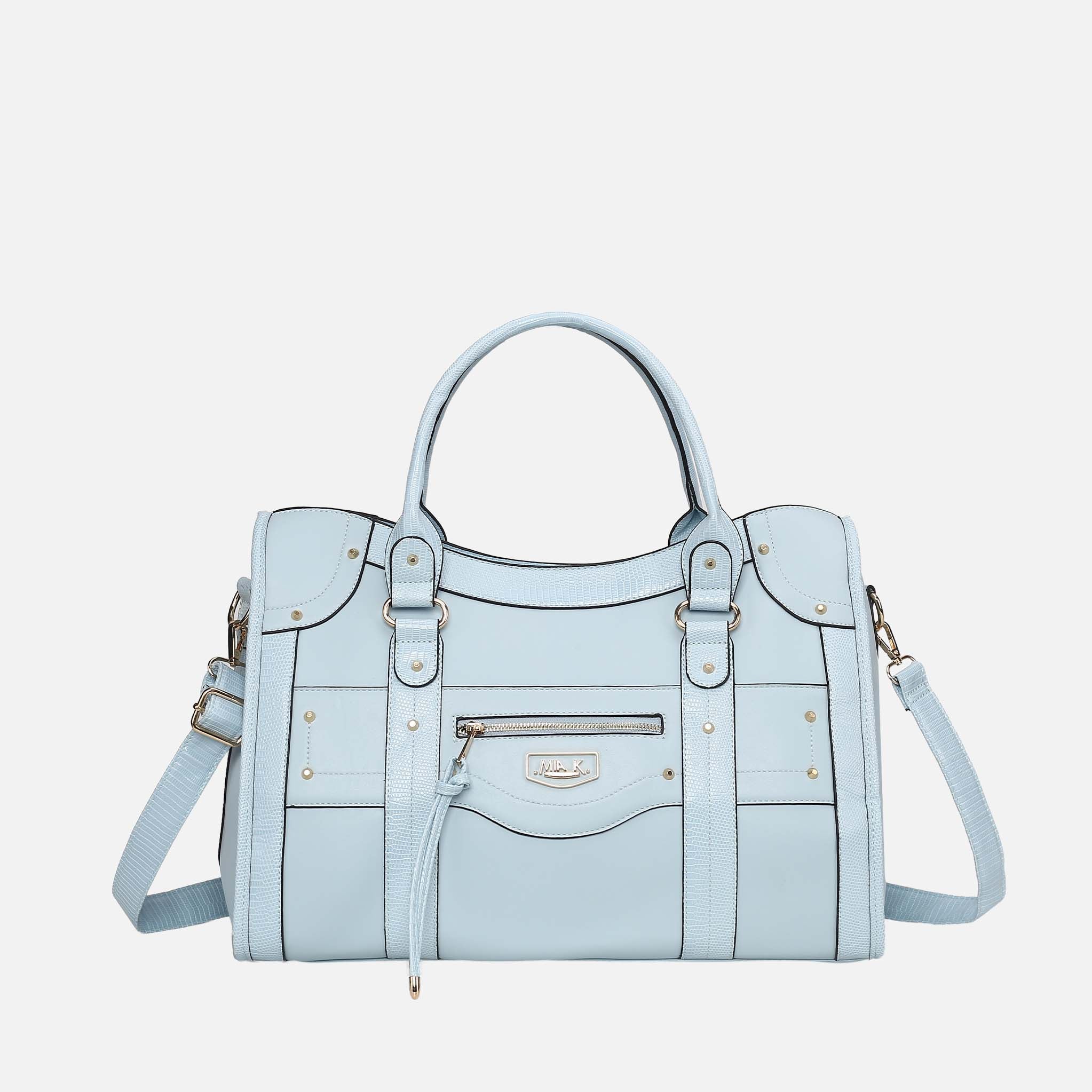 Patricia Weekender Bag Mauve | Ashley Stewart