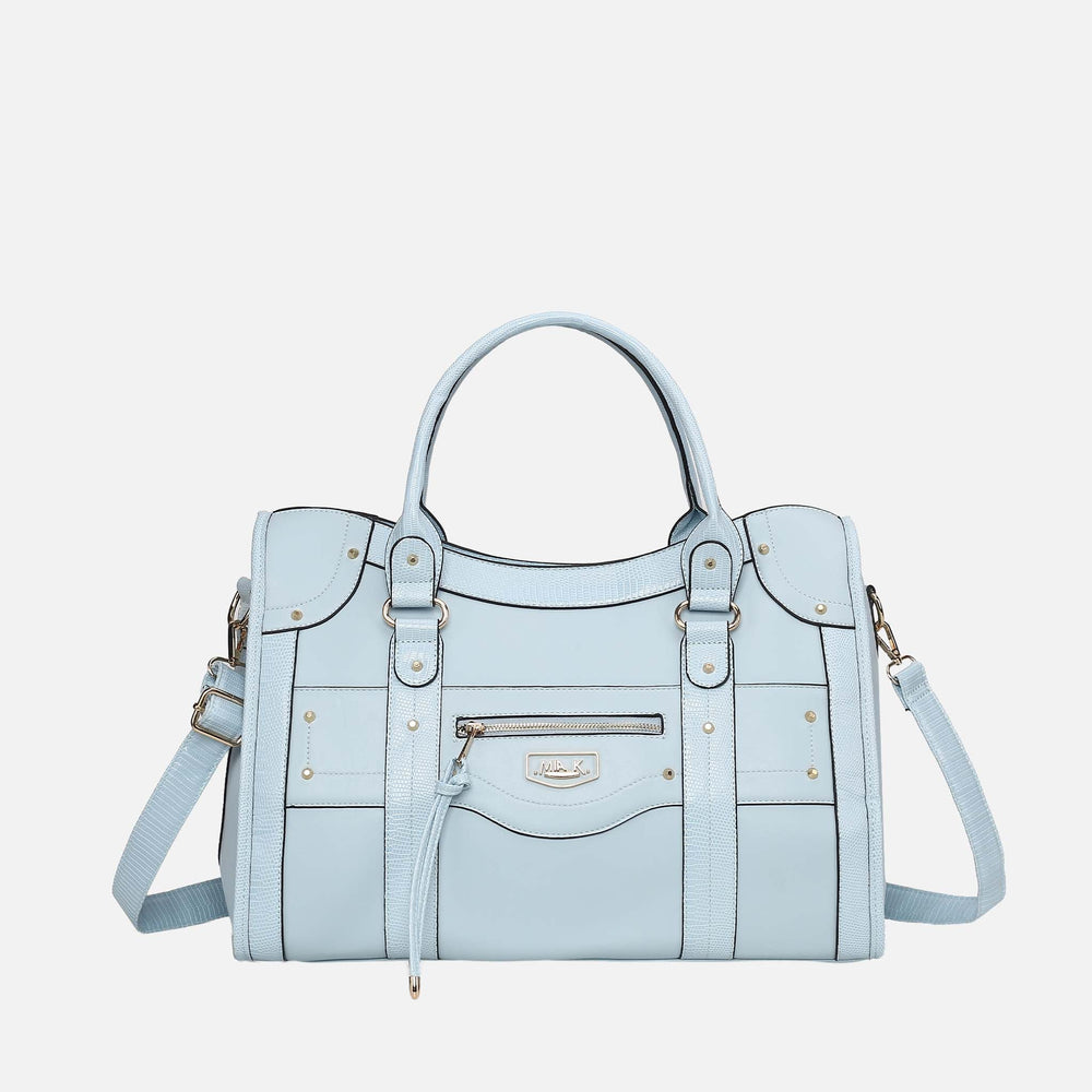 Patricia Weekender Bag Mauve | Ashley Stewart