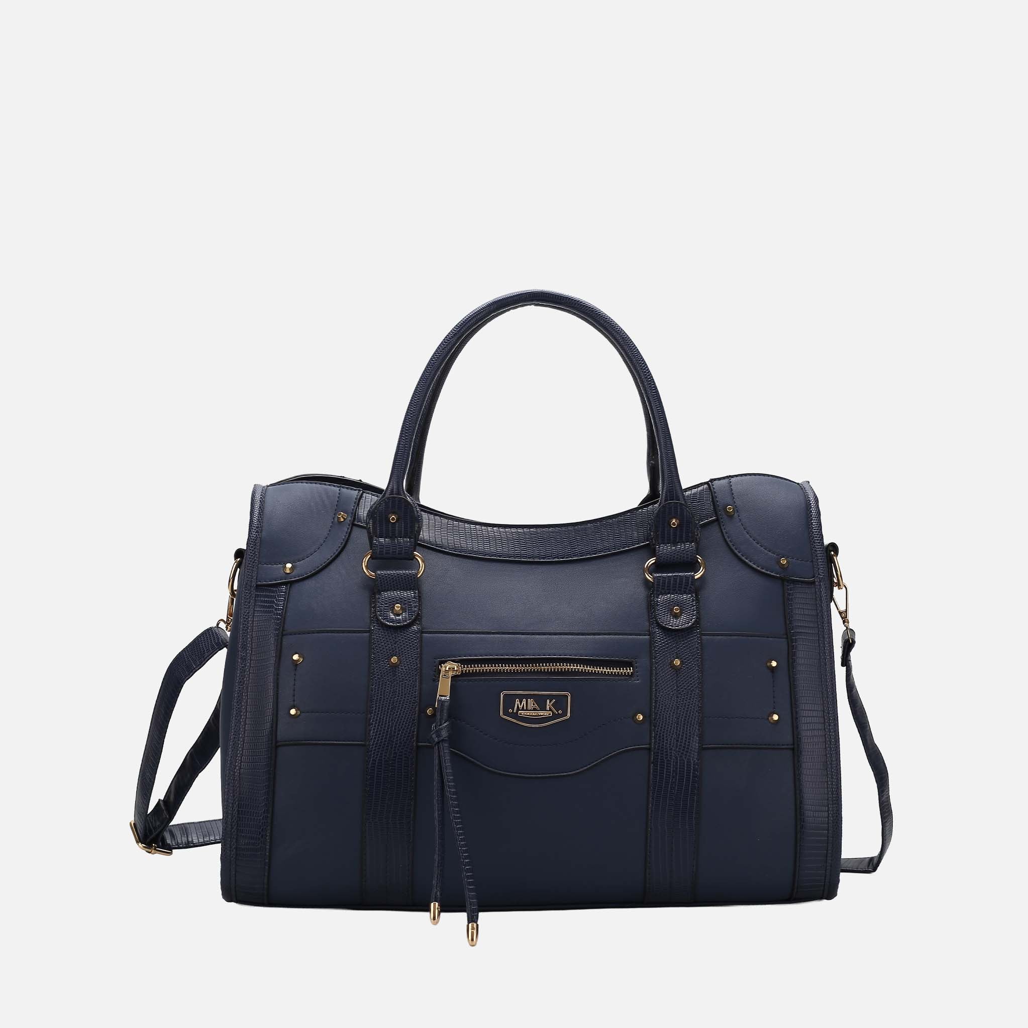 Patricia Weekender Bag Mauve | Ashley Stewart