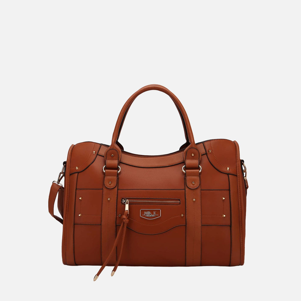 Patricia Weekender Bag Mauve | Ashley Stewart