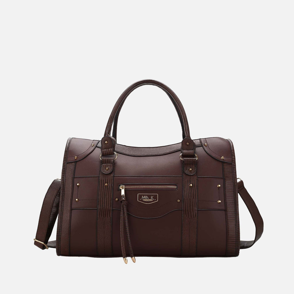 Patricia Weekender Bag Mauve | Ashley Stewart