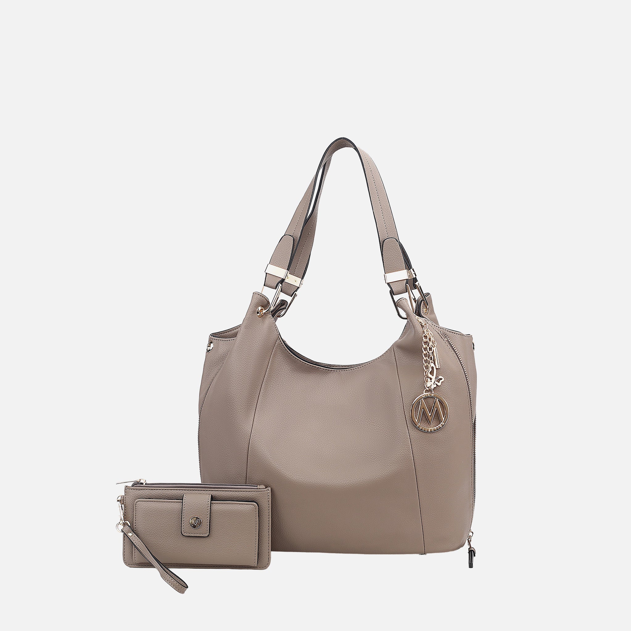 Calina Shoulder Bag Beige | Ashley Stewart