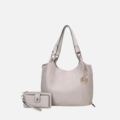 Calina Shoulder Bag Beige | Ashley Stewart