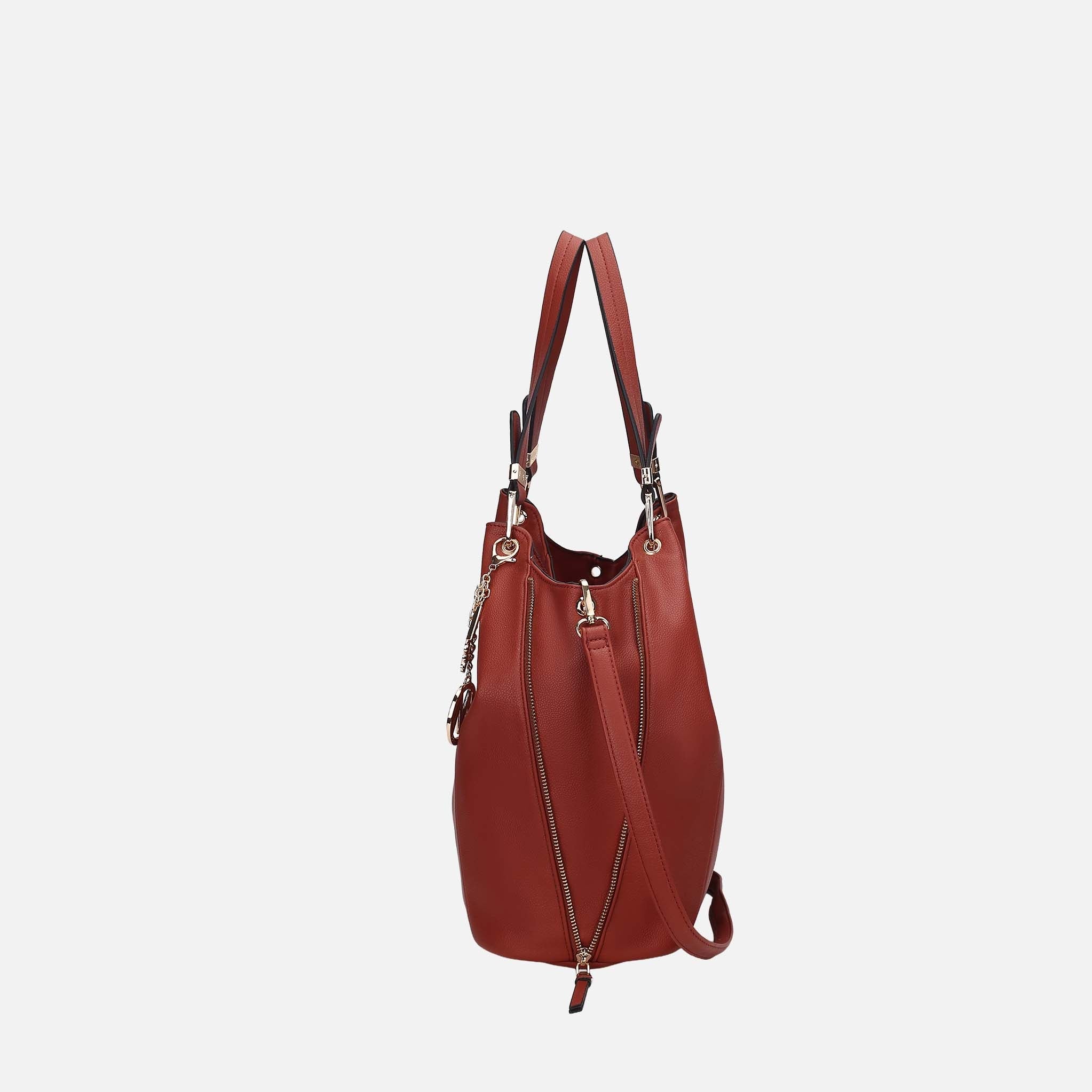 Calina Shoulder Bag Beige | Ashley Stewart