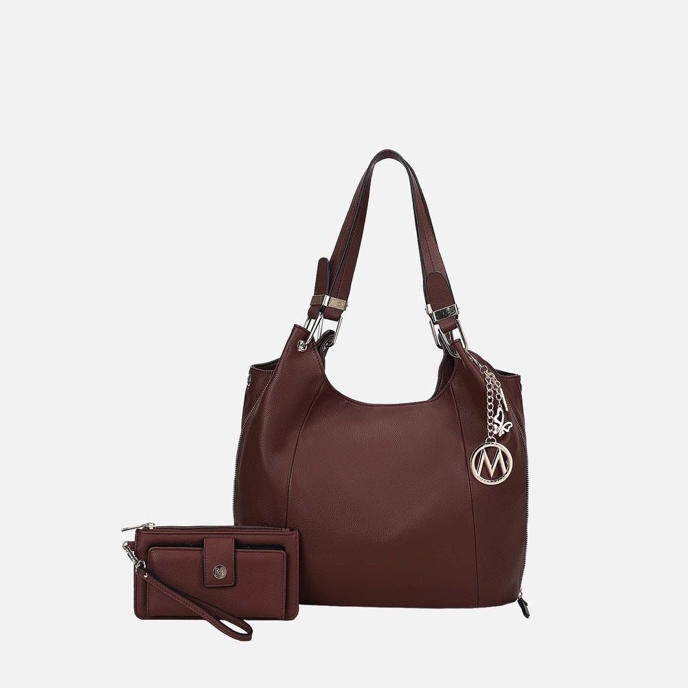 Calina Shoulder Bag Beige | Ashley Stewart