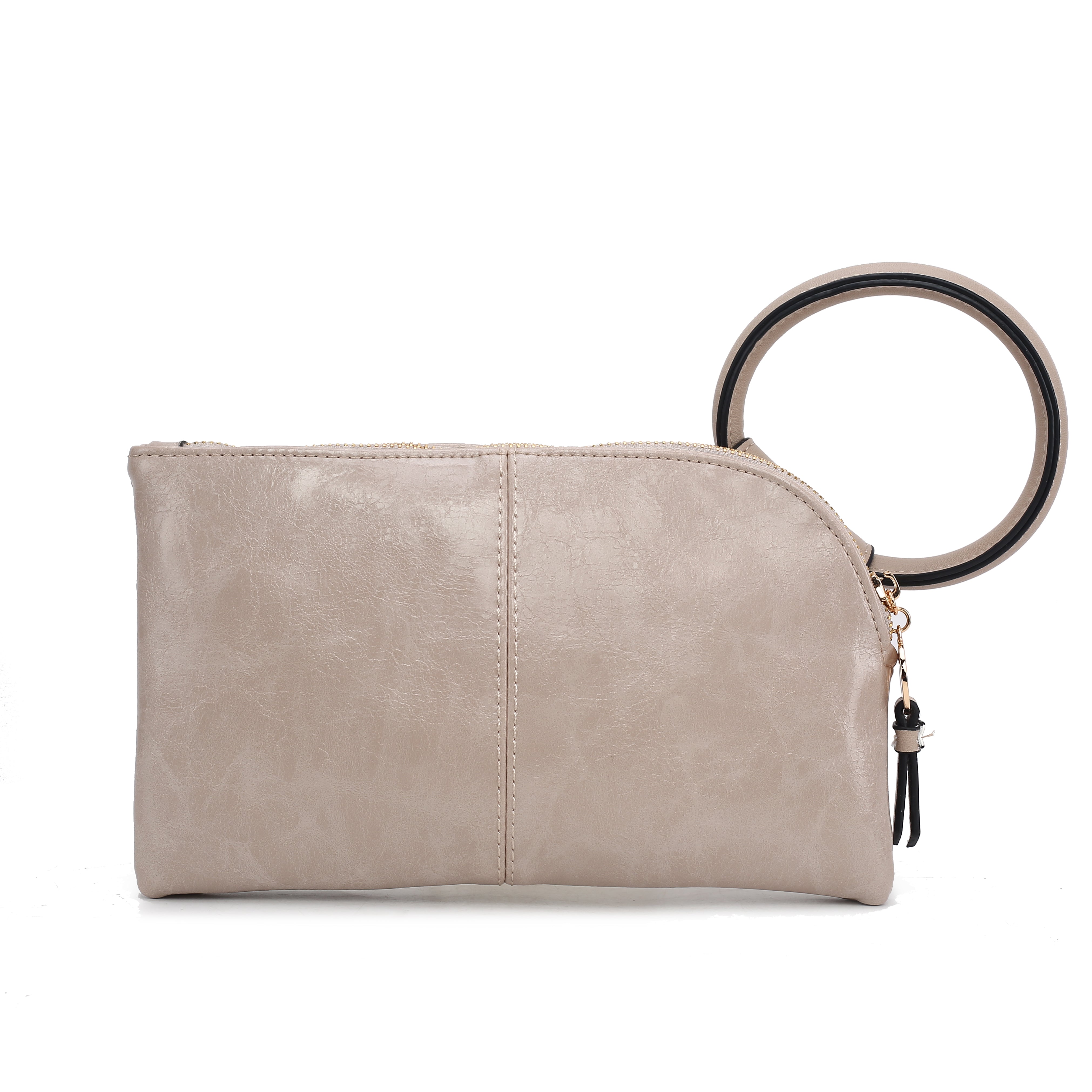 Simone Textured Wristlet Charcoal Grey | Ashley Stewart