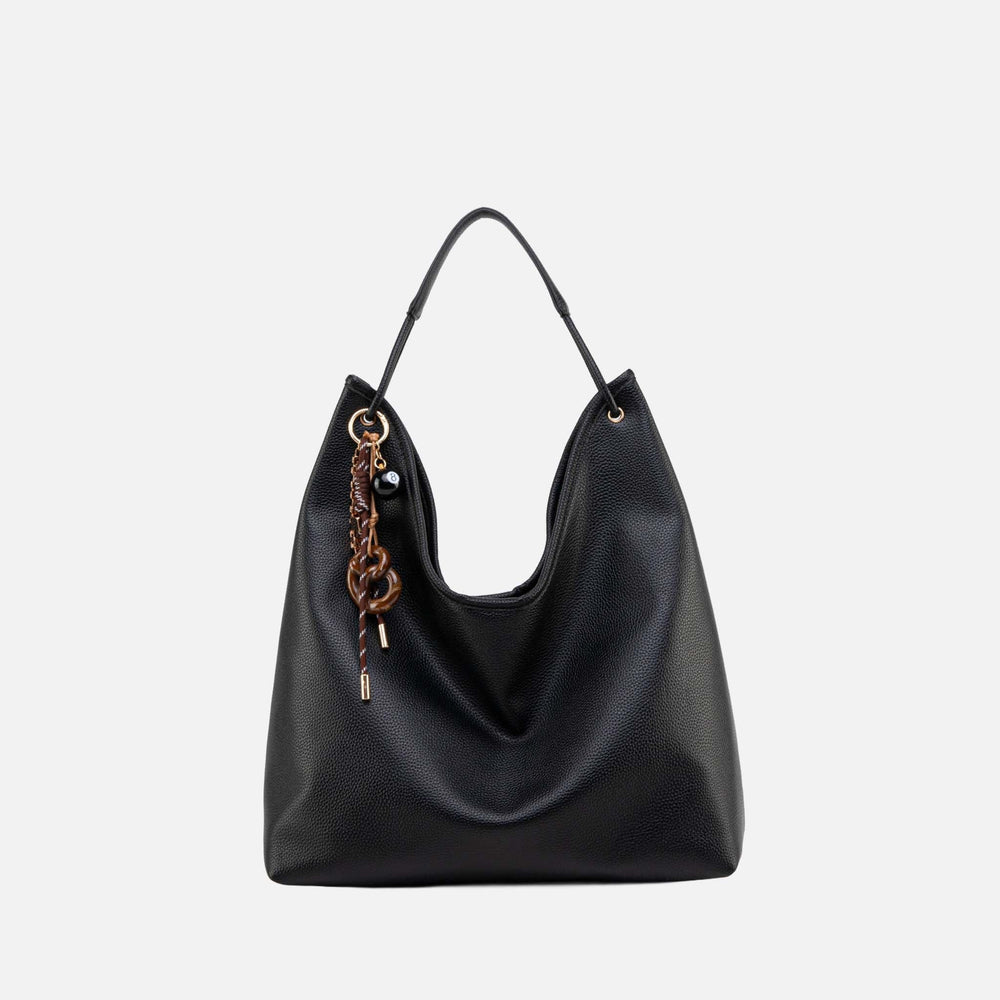 Eloa Hobo Bag Set Black | Ashley Stewart