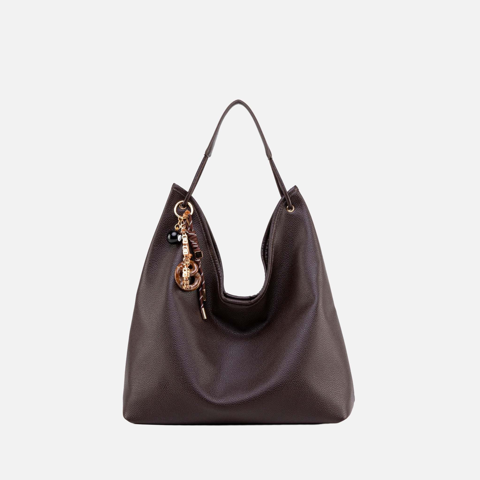 Eloa Hobo Bag Set Black | Ashley Stewart