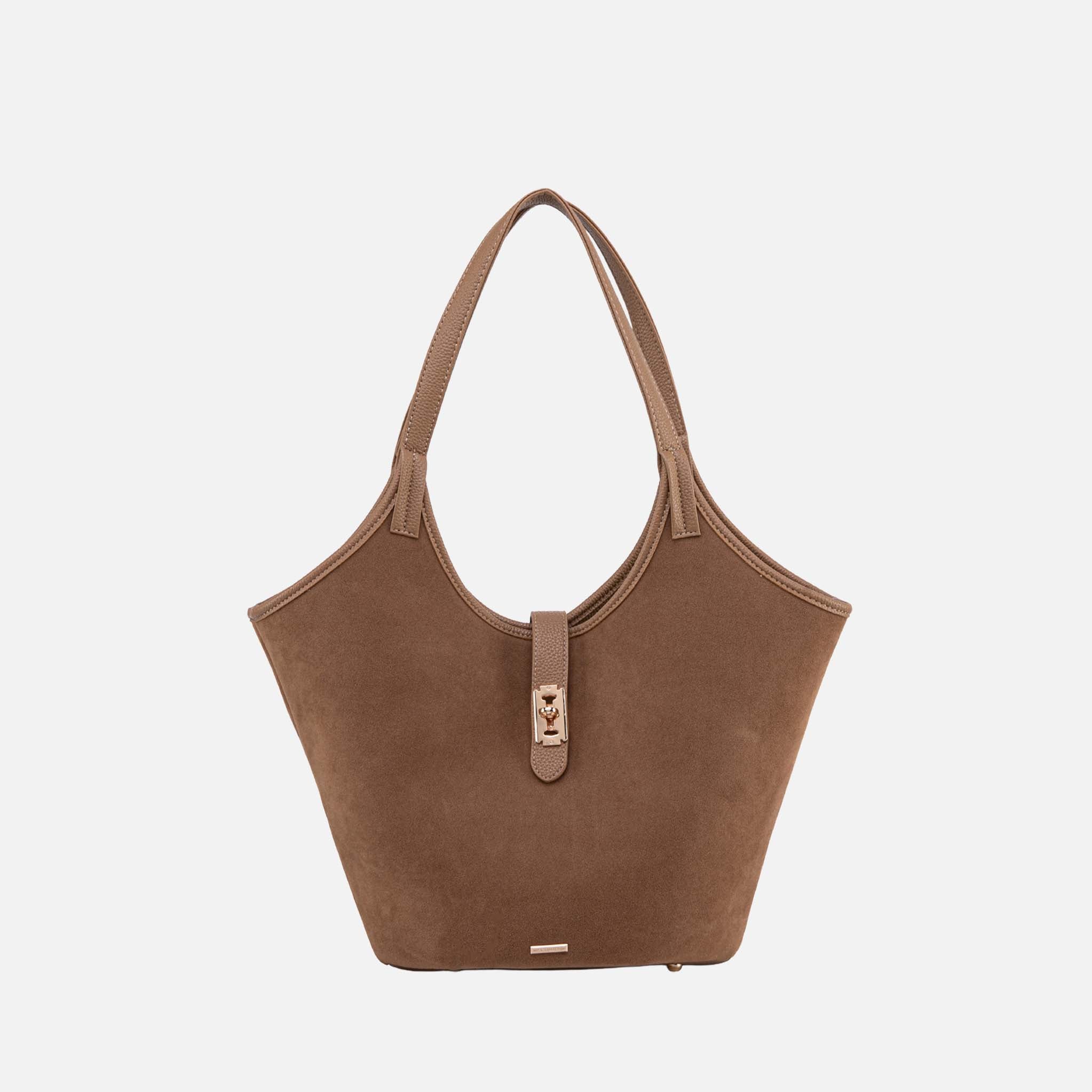 Joyce Tote Brown | Ashley Stewart