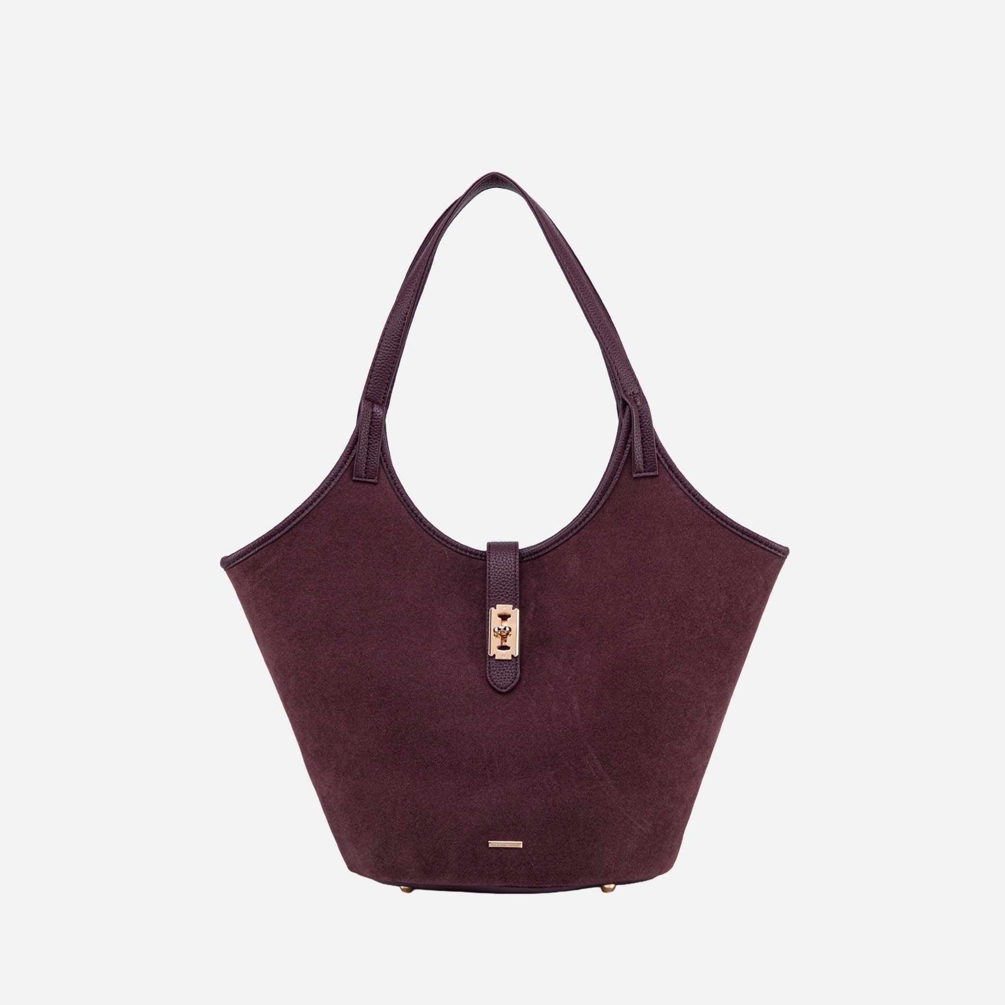 Joyce Tote Brown | Ashley Stewart