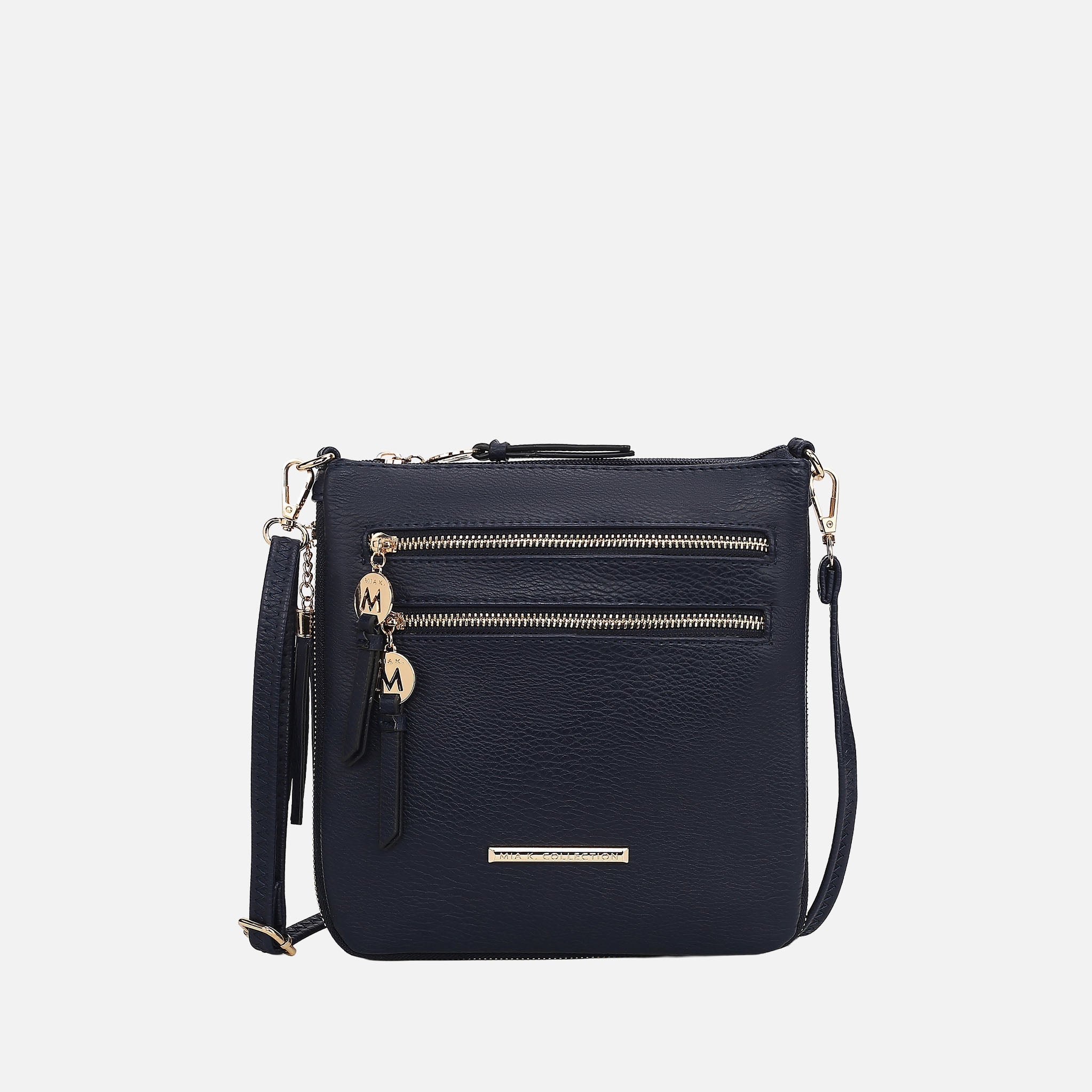 Angelina Expandable Crossbody Bag Beige | Ashley Stewart