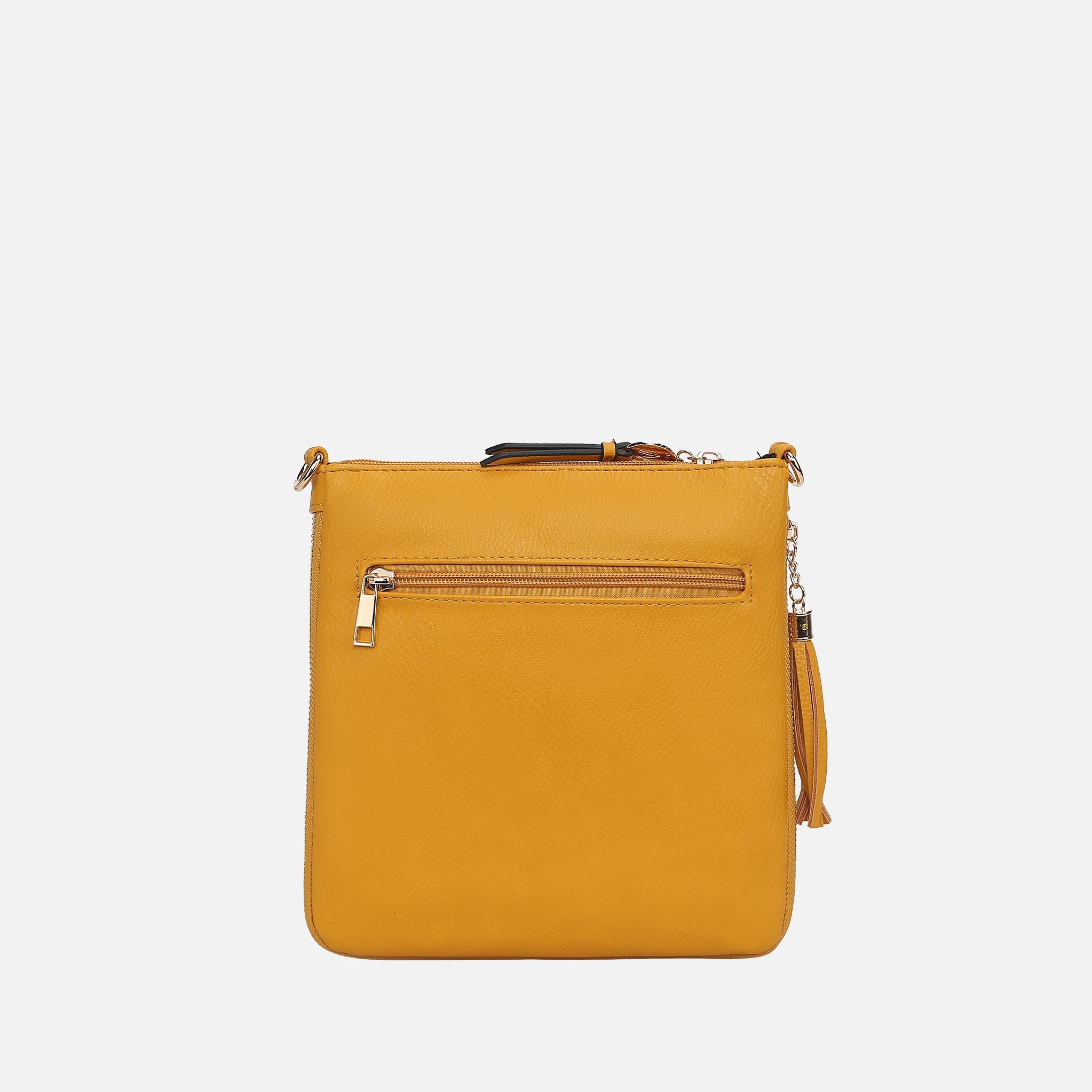 Angelina Expandable Crossbody Bag Beige | Ashley Stewart