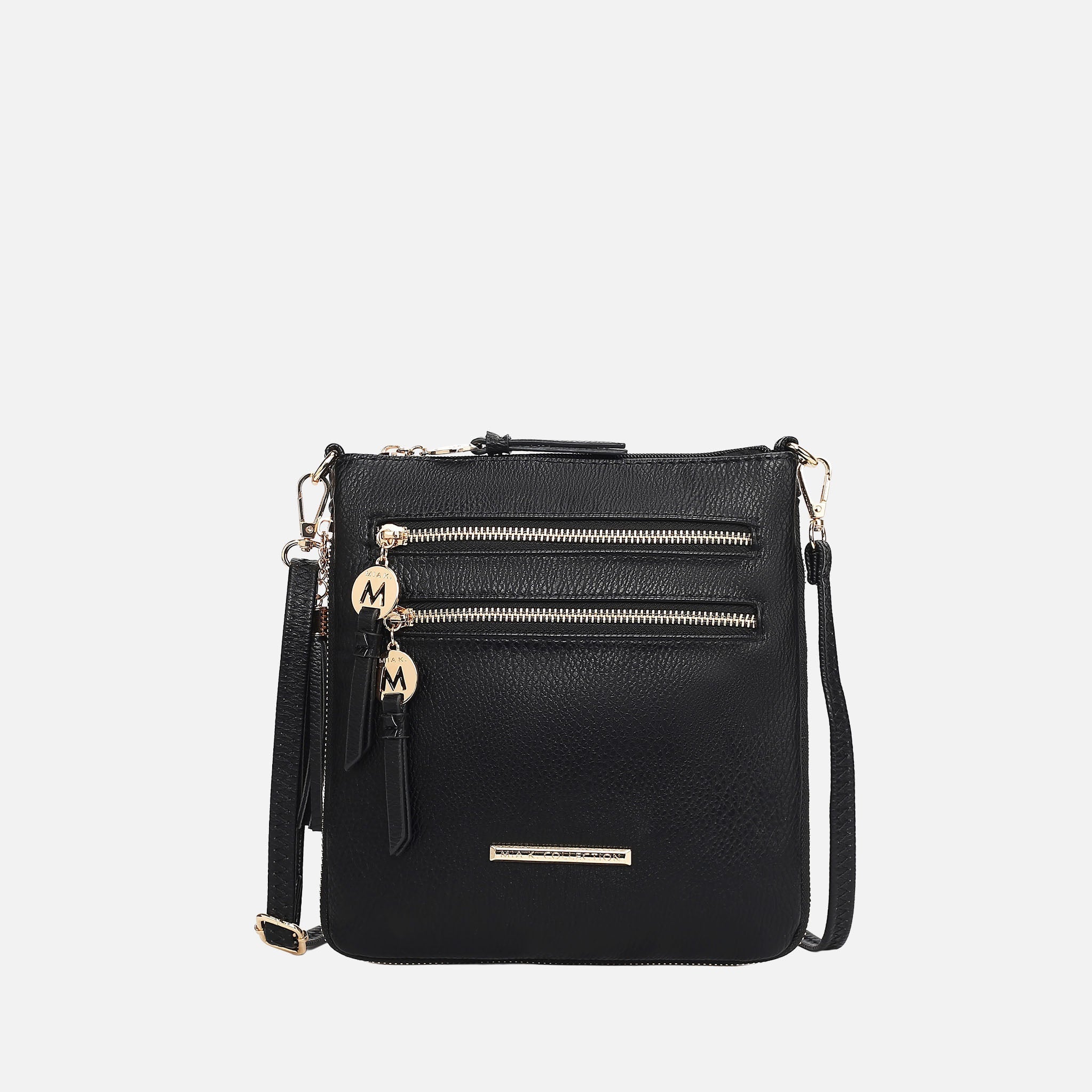 Angelina Expandable Crossbody Bag Beige | Ashley Stewart
