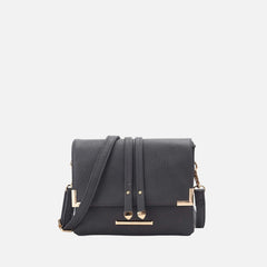 Valeska Crossbody Bag Black | Ashley Stewart