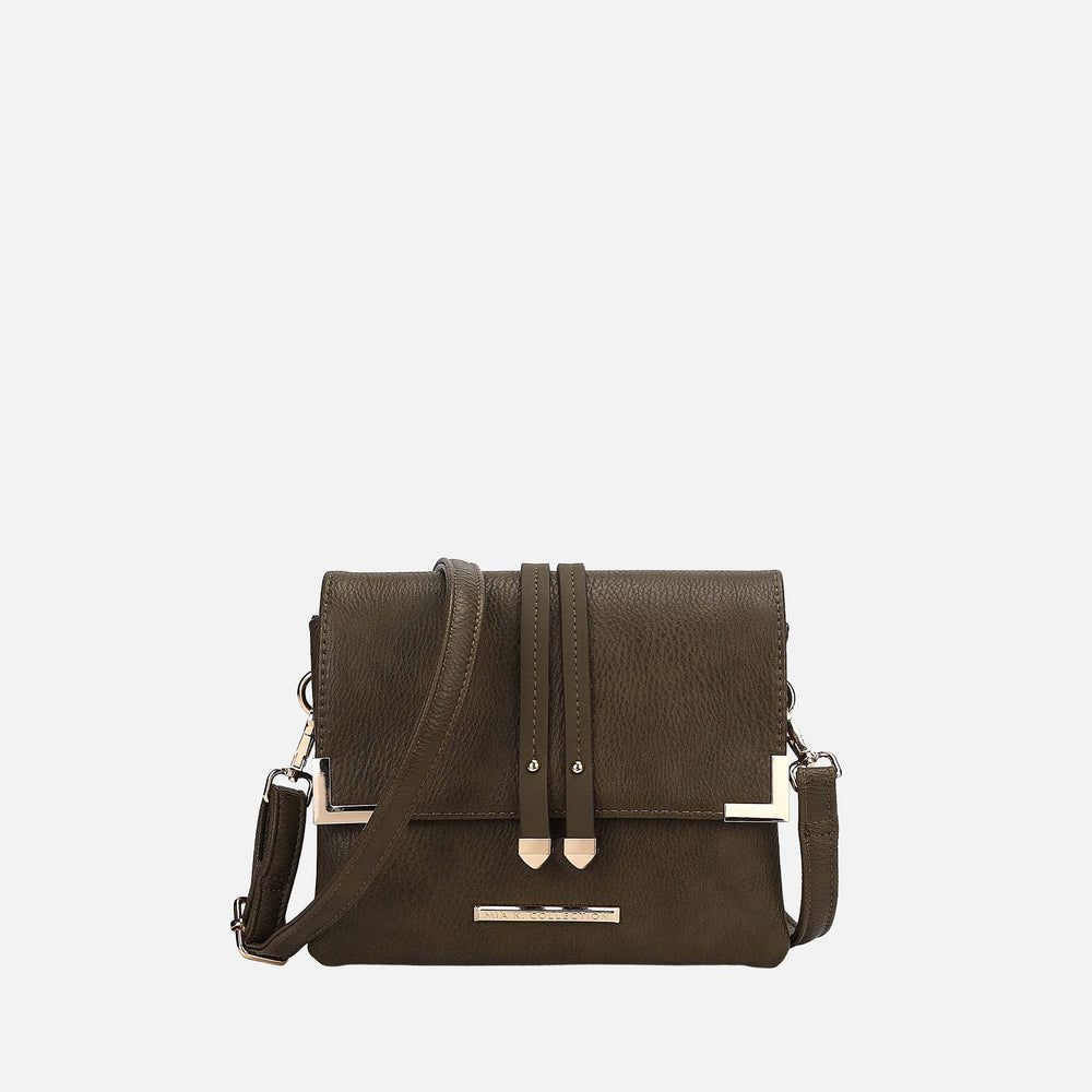Valeska Crossbody Bag Black | Ashley Stewart