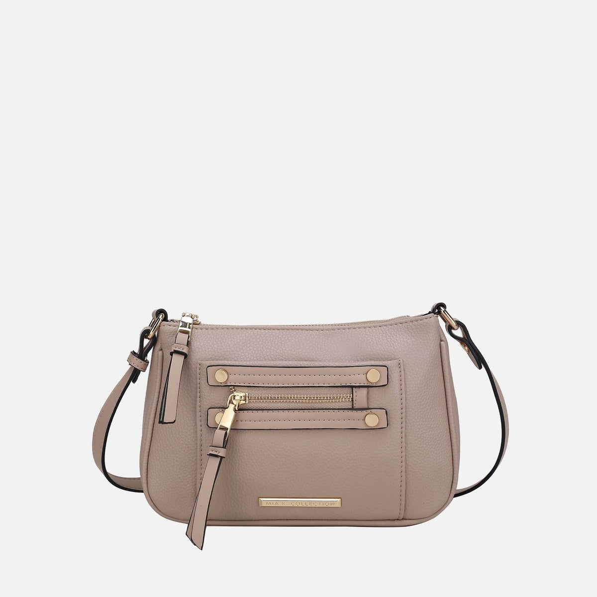Essie Crossbody Bag Taupe | Ashley Stewart