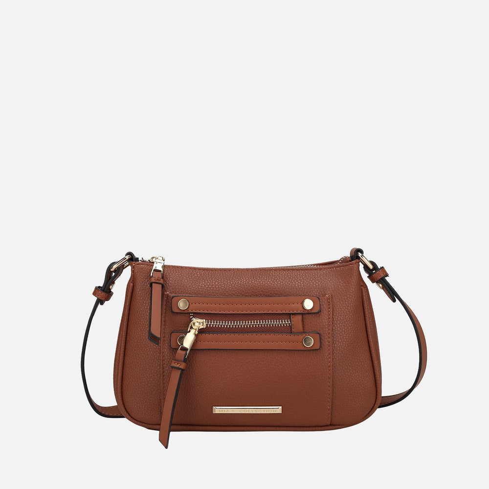 Essie Crossbody Bag Taupe | Ashley Stewart