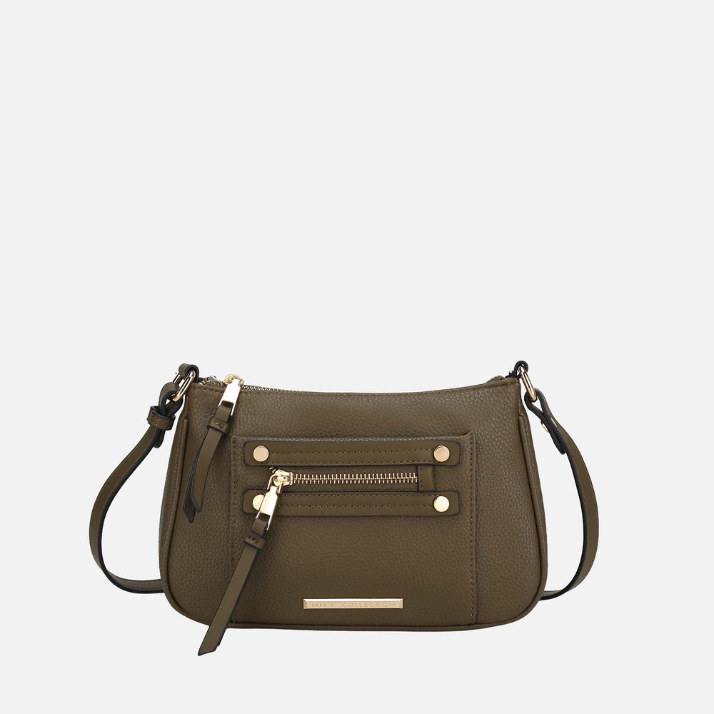 Essie Crossbody Bag Taupe | Ashley Stewart