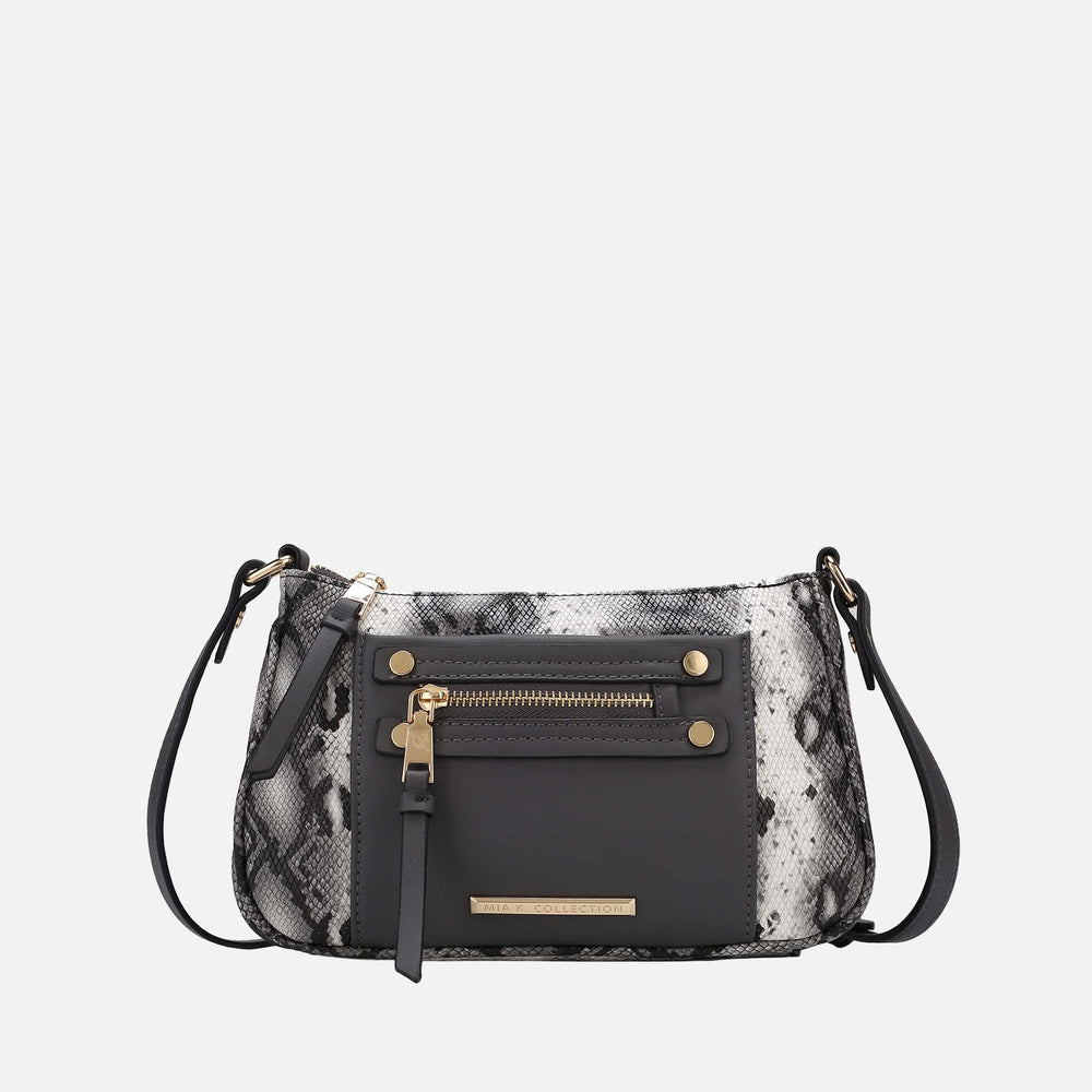 Essie Snake Effect Crossbody Bag Snake Beige | Ashley Stewart