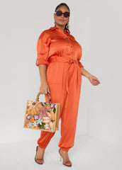 Floral Embellished Canvas Tote Multi | Ashley Stewart