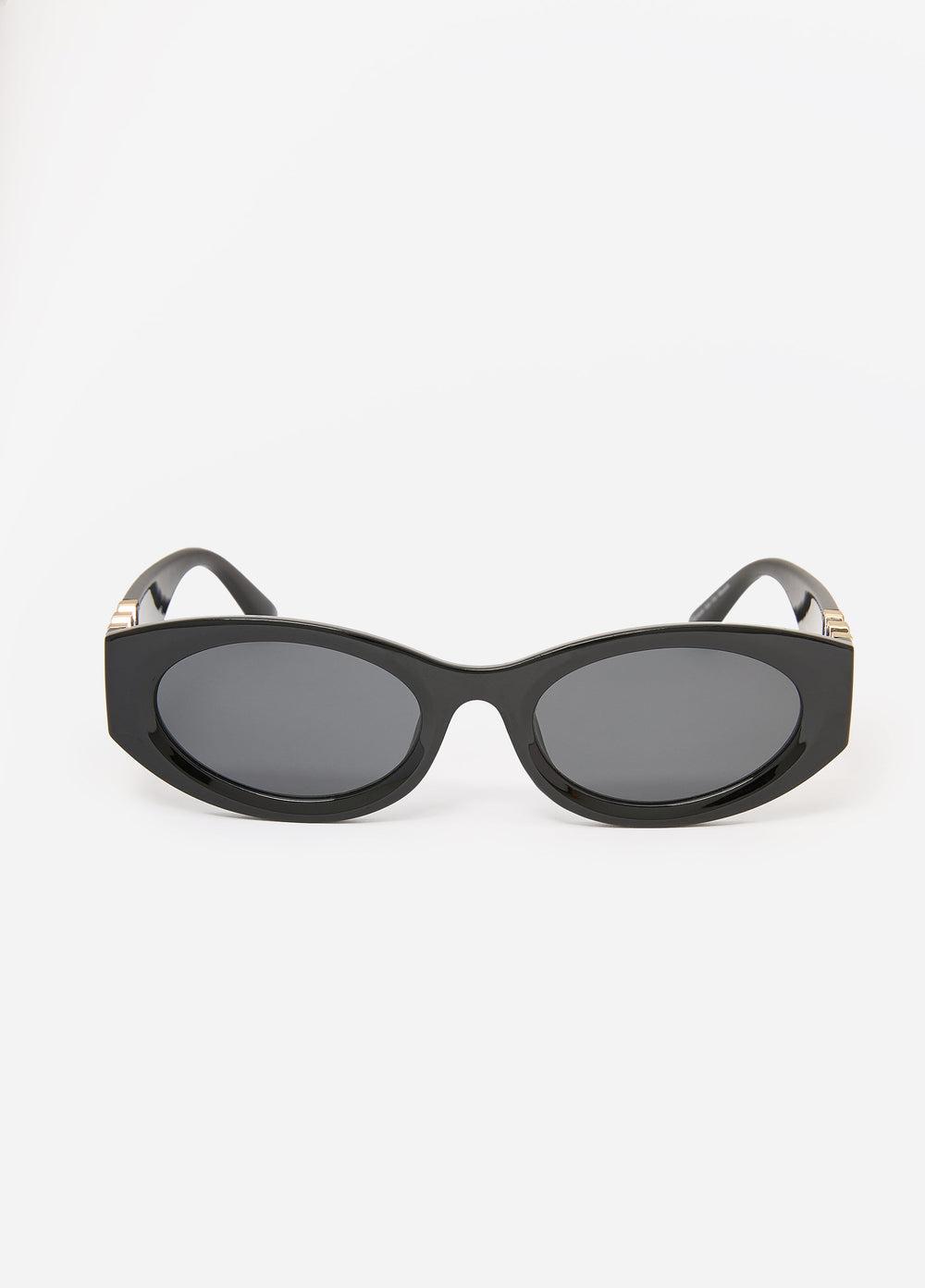 Embellished Cat Eye Sunglasses Black | Ashley Stewart