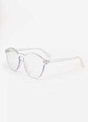 Clear Rimless Glasses Clear | Ashley Stewart