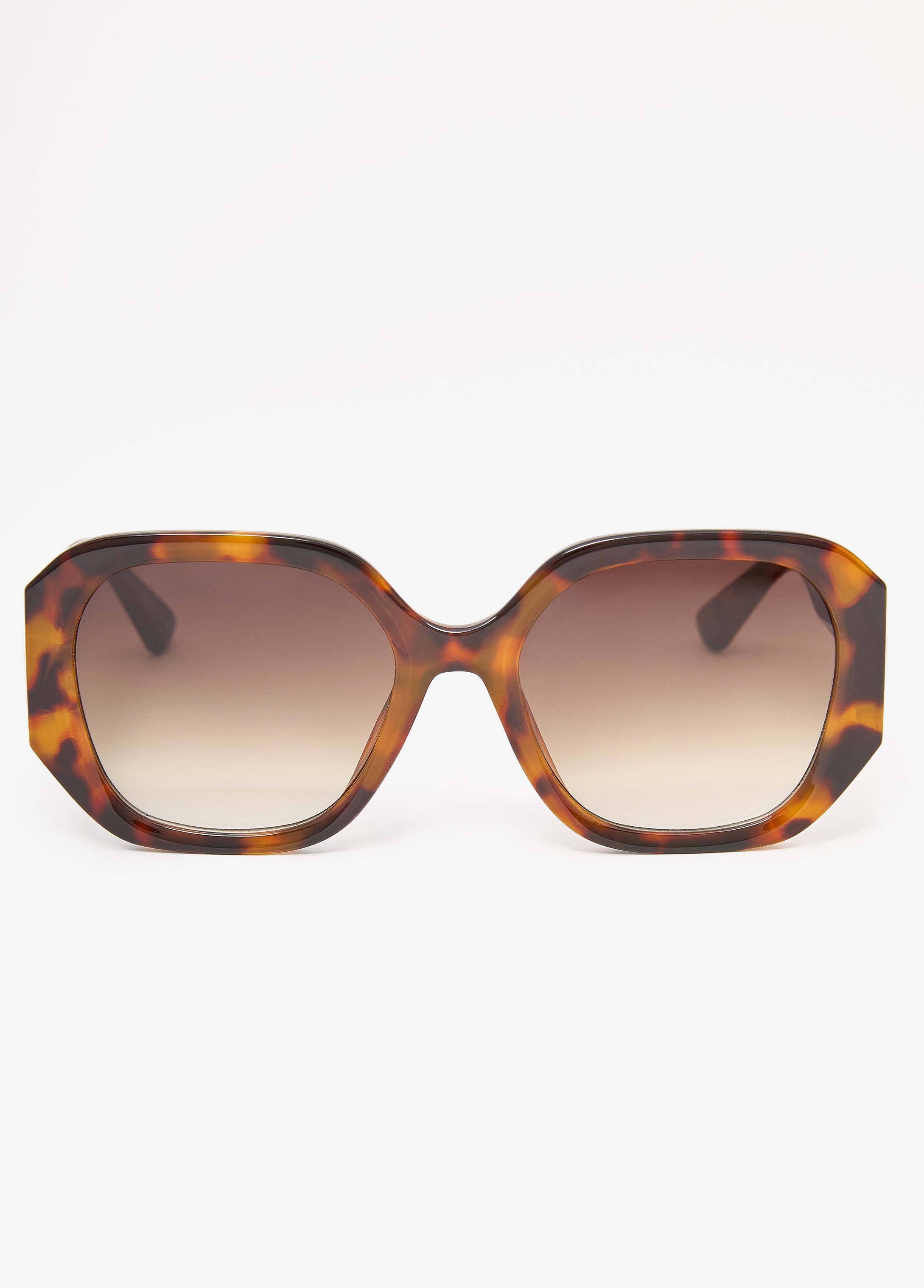 Square Tortoiseshell Sunglasses TORT | Ashley Stewart
