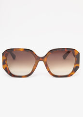 Square Tortoiseshell Sunglasses TORT | Ashley Stewart