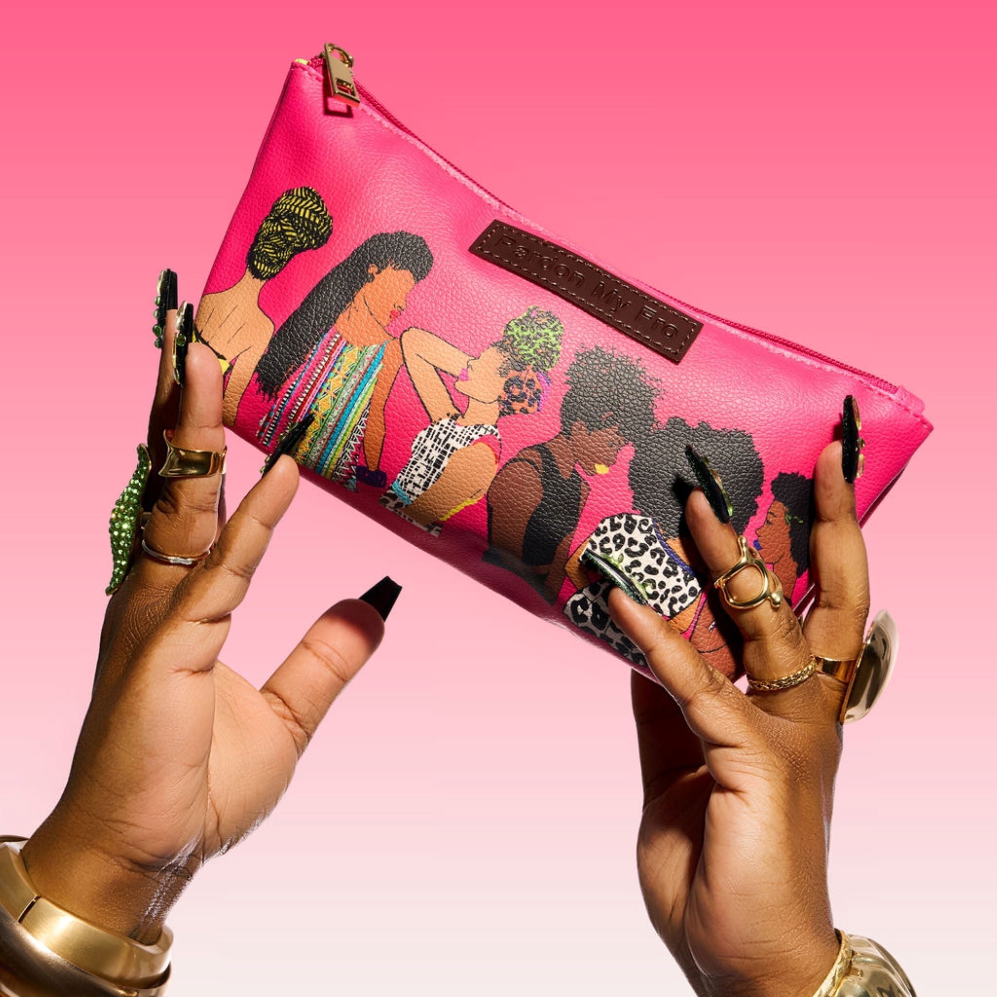Squad Cosmetic Bag  | Ashley Stewart